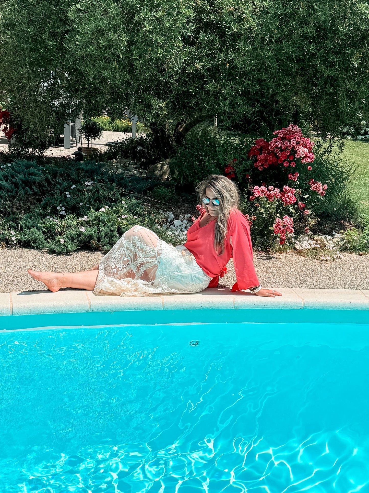 Top Sunny corail