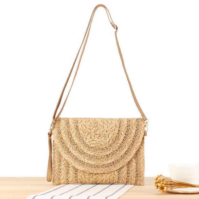 Sac Pochette Raphia