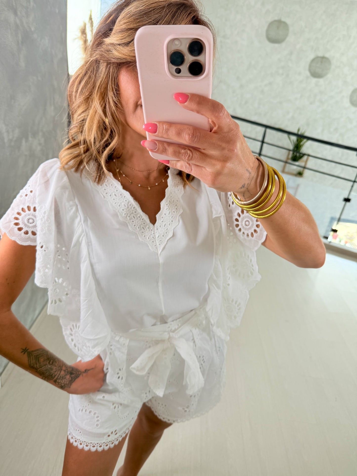 Top en Broderie Elea