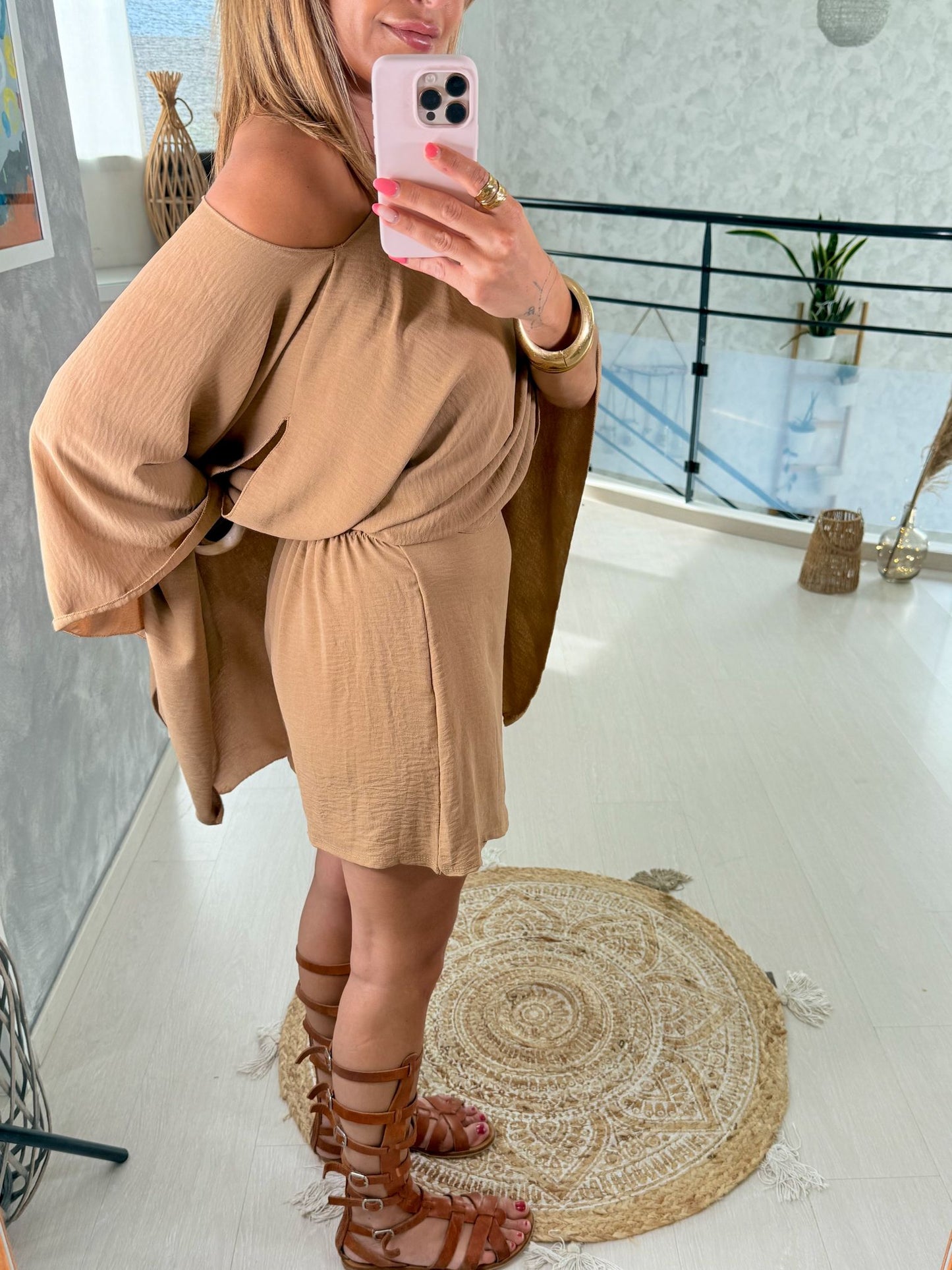 Jupe short Sunny Caramel