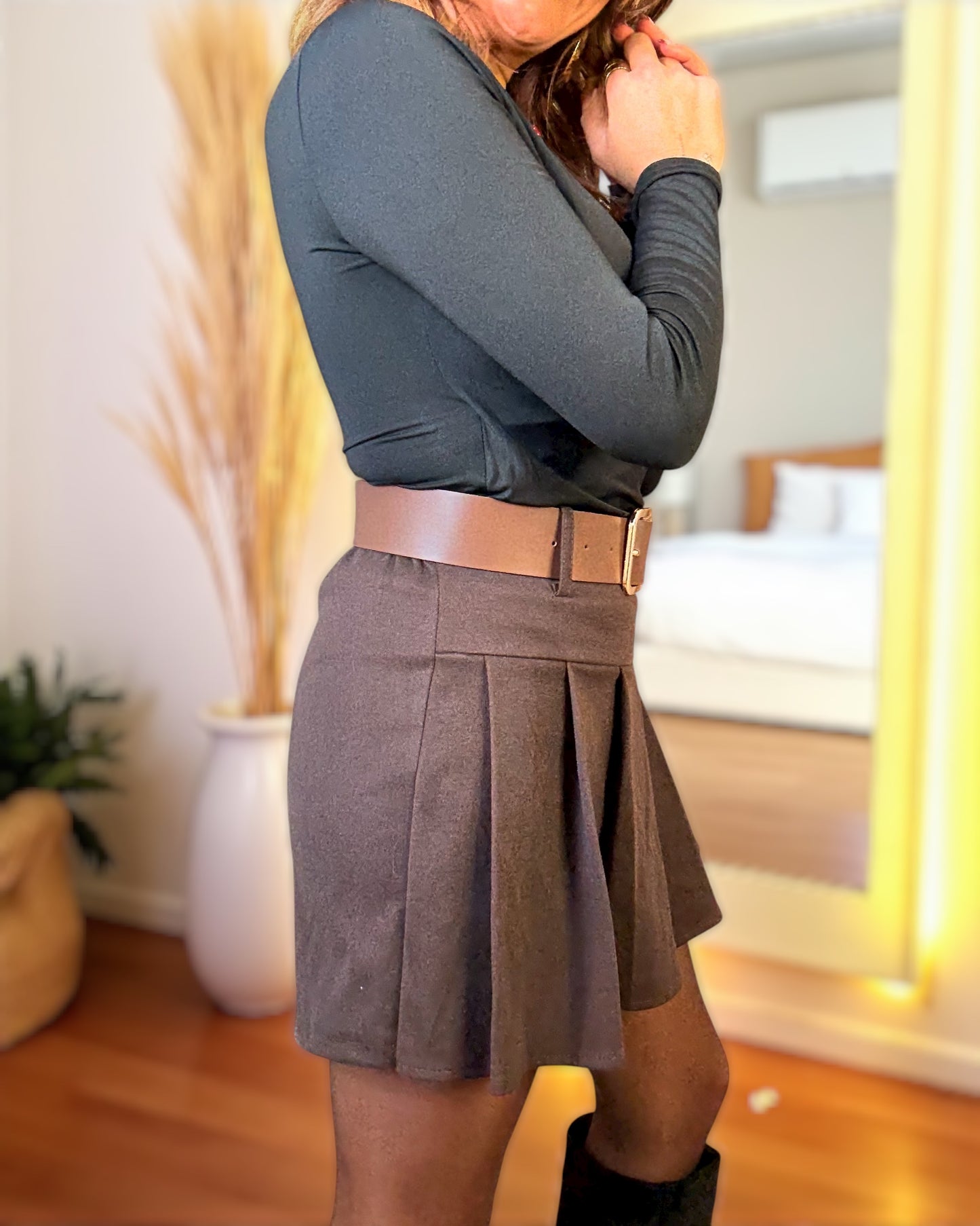 Jupe short Jordana Brun