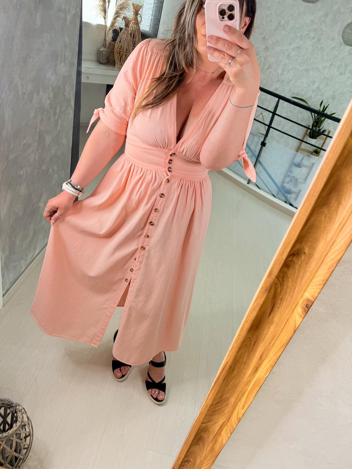Robe rose Lily