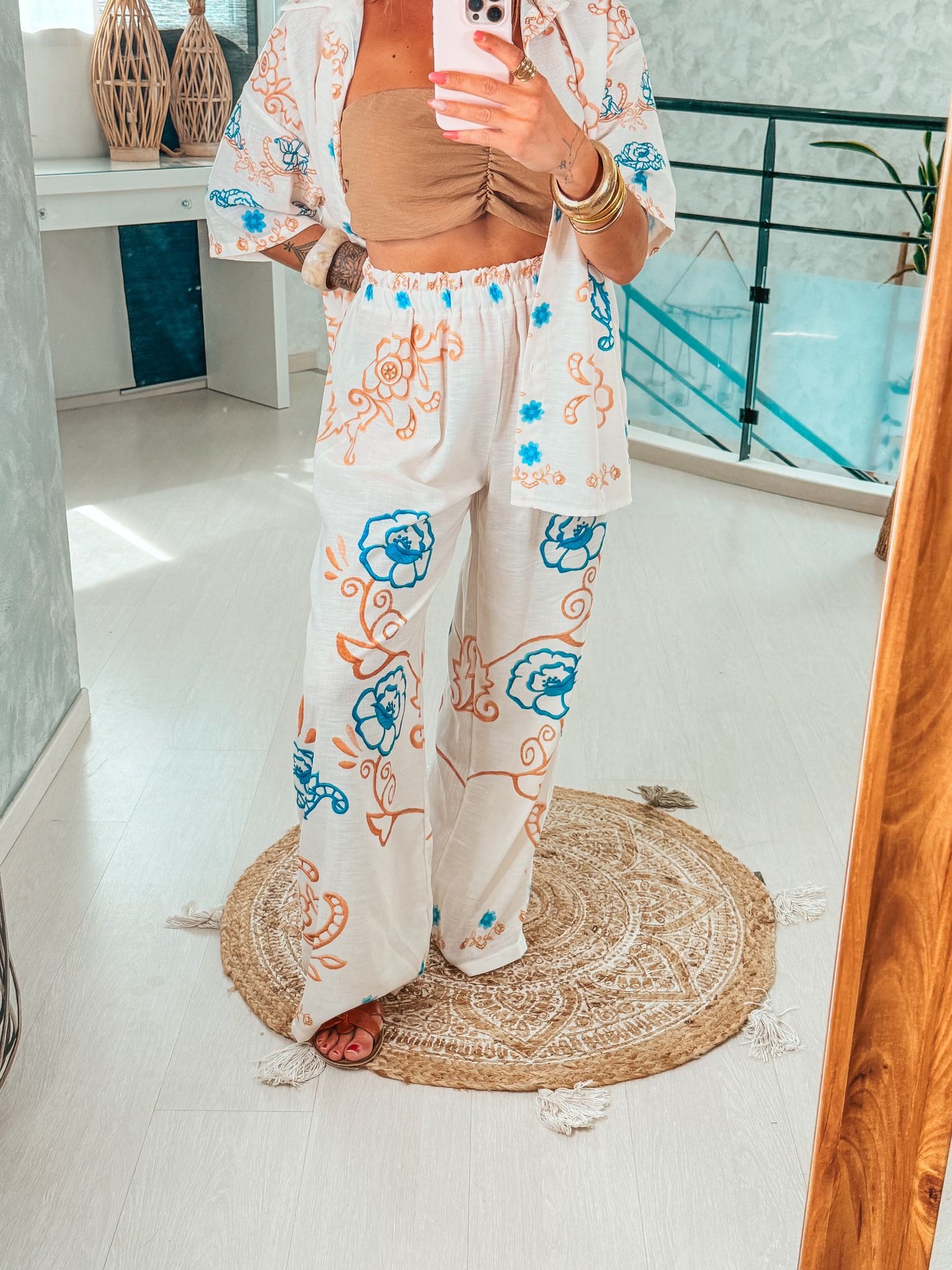Pantalon Fleur en Lin