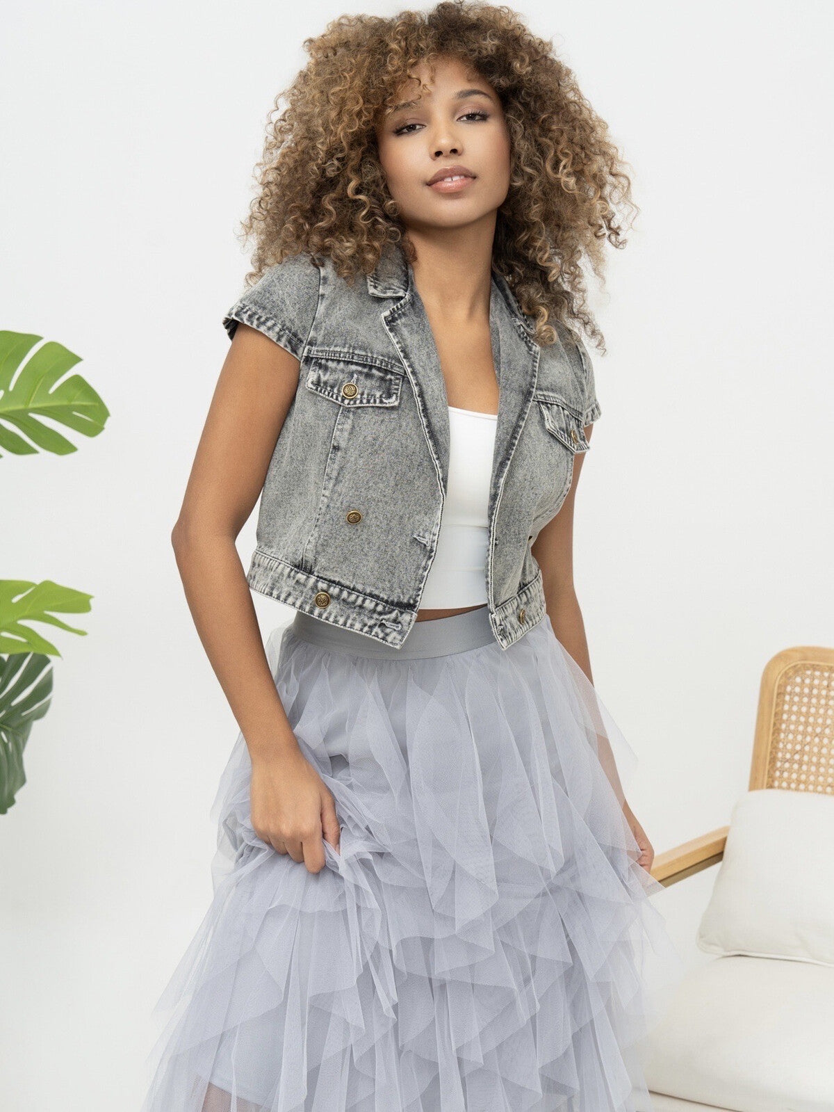Veste en Jean Gloria