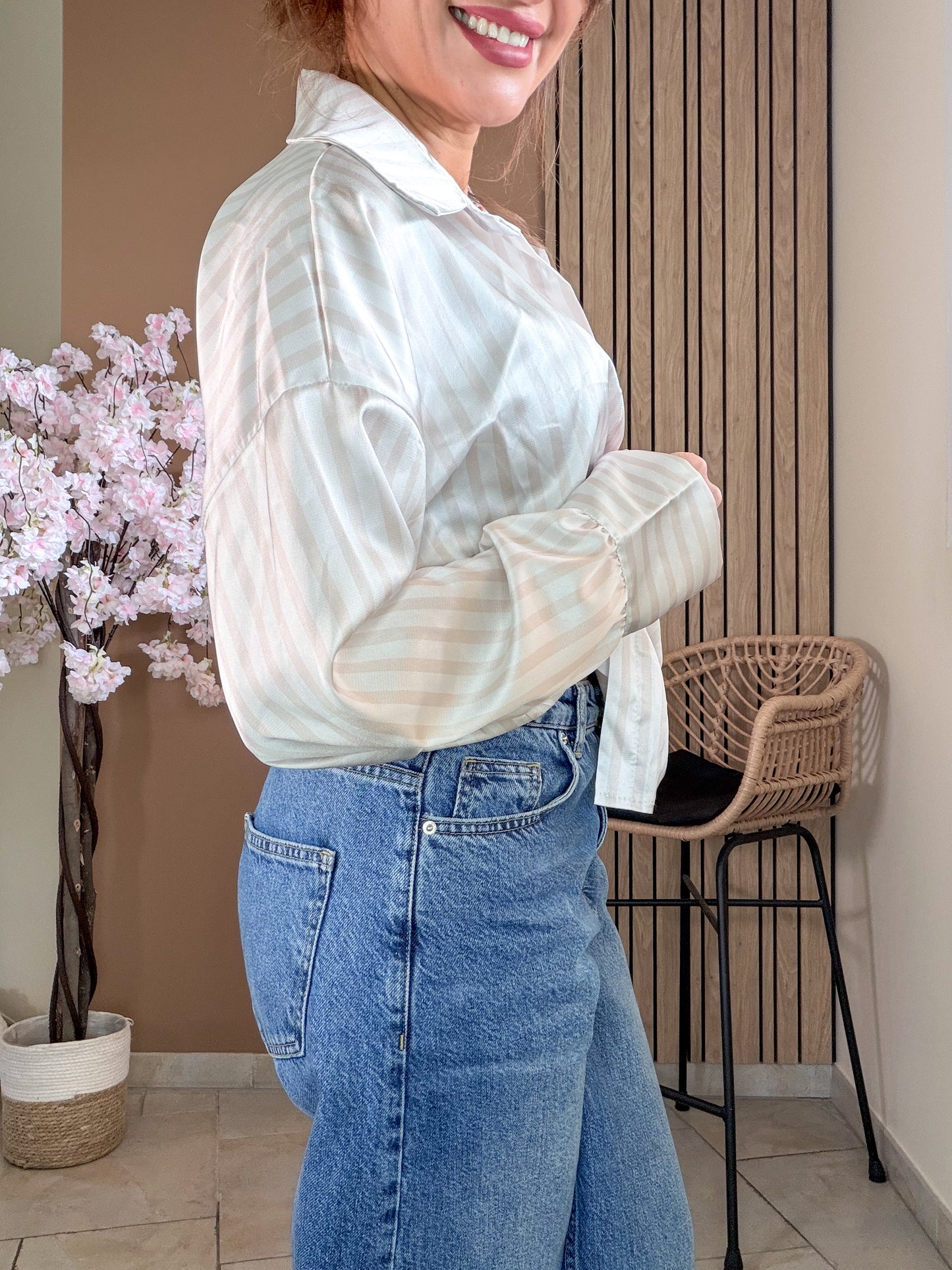 Chemise Glam Satinée