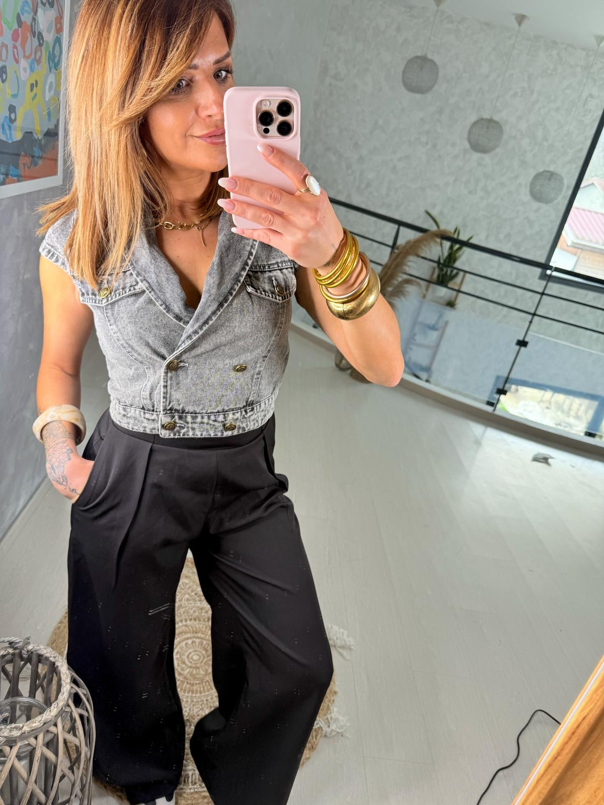 Veste en Jean Gloria