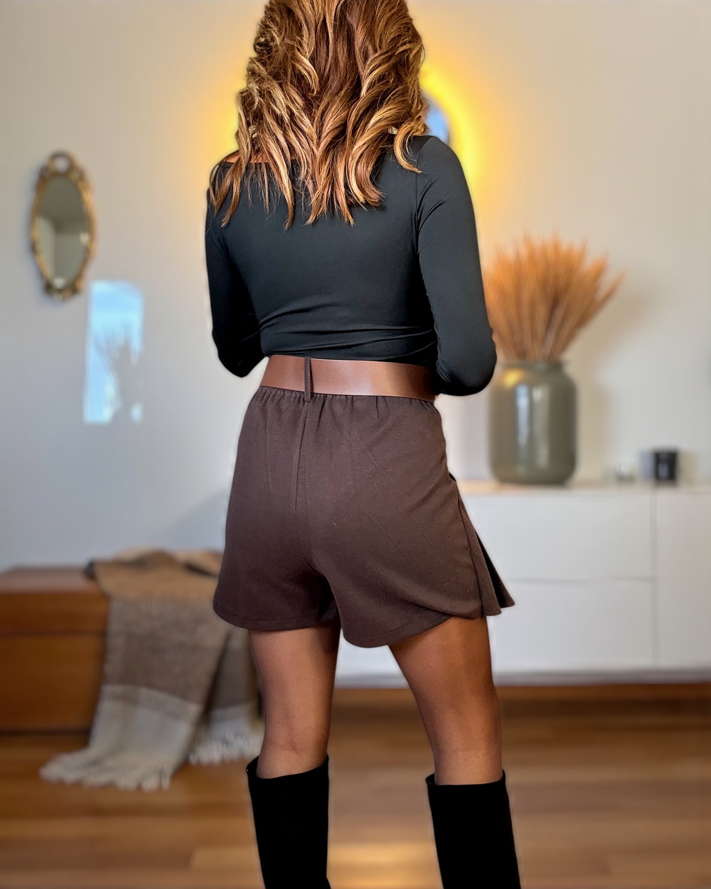 Jupe short Jordana Brun