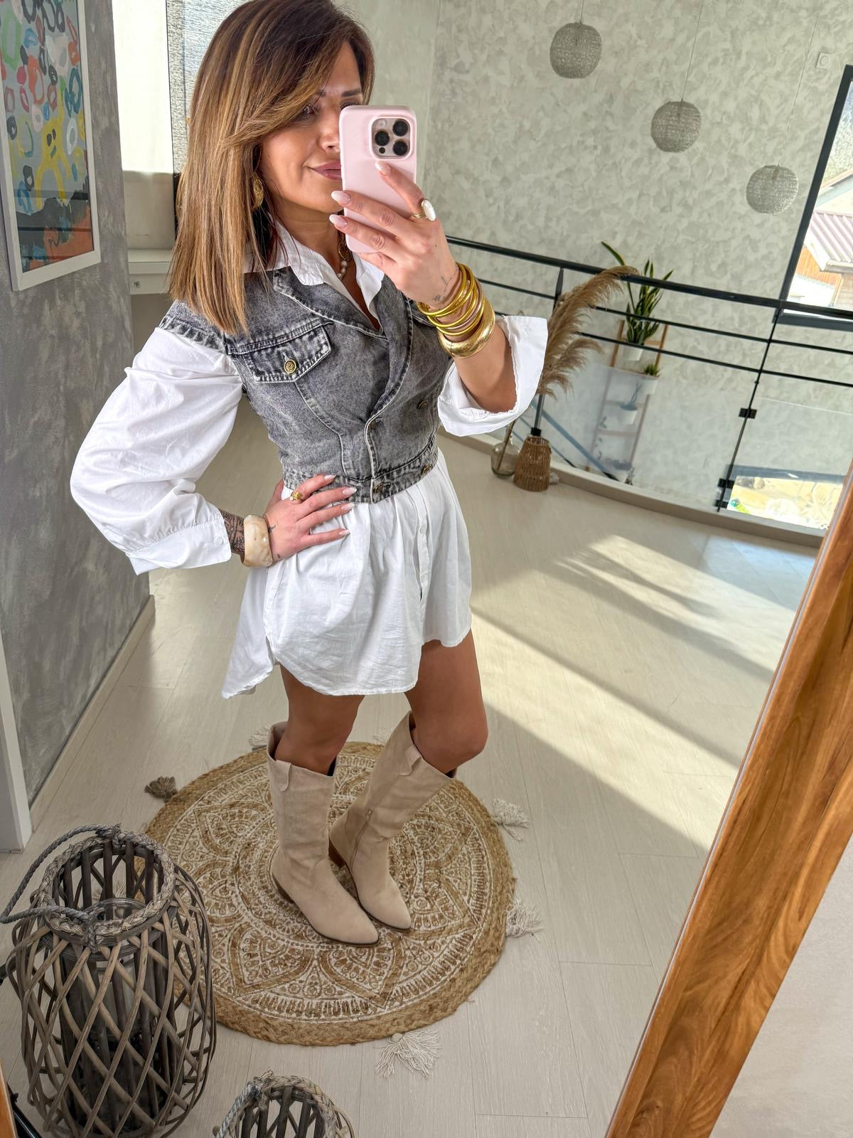 Veste en Jean Gloria