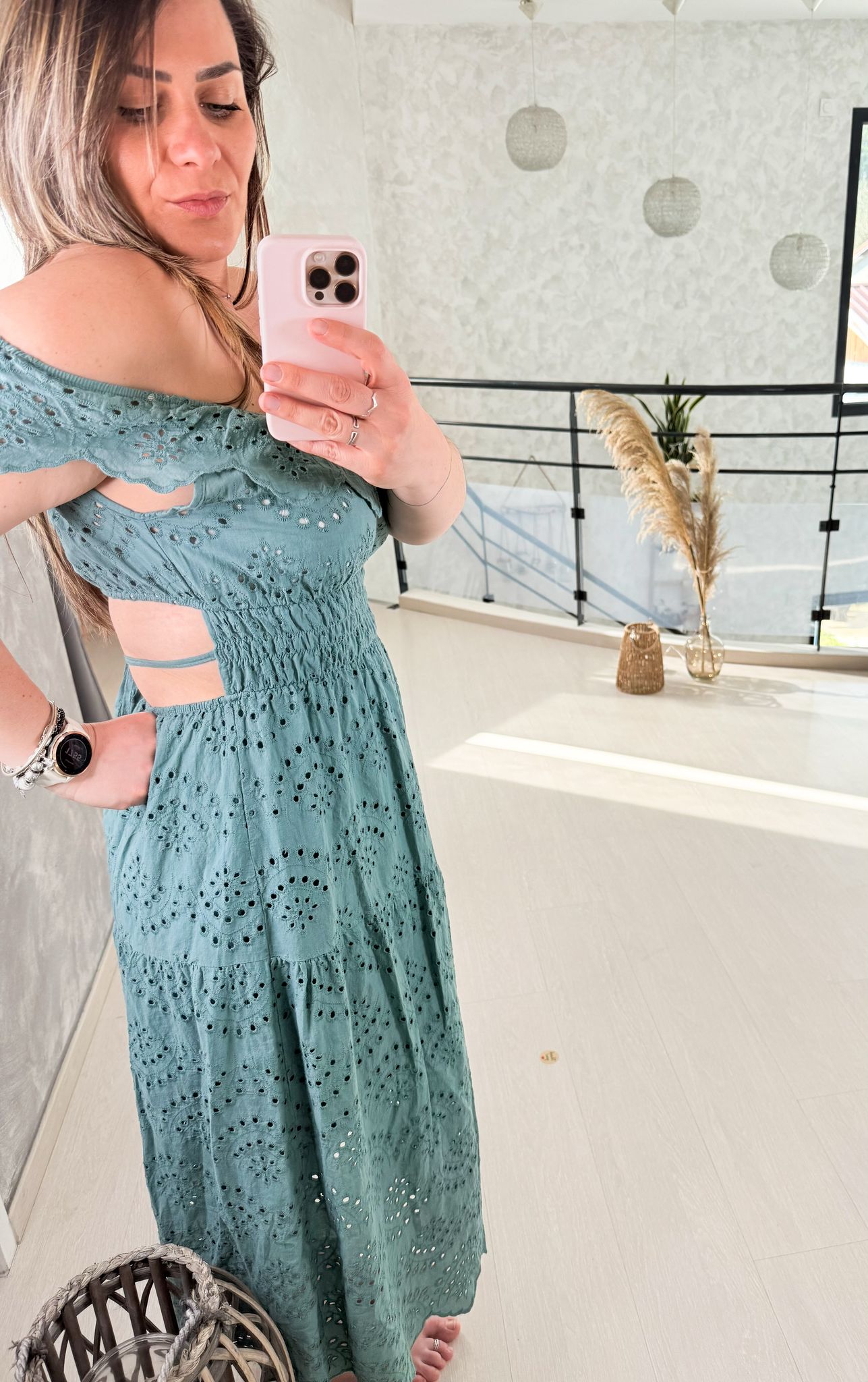 Robe Celadon Ava