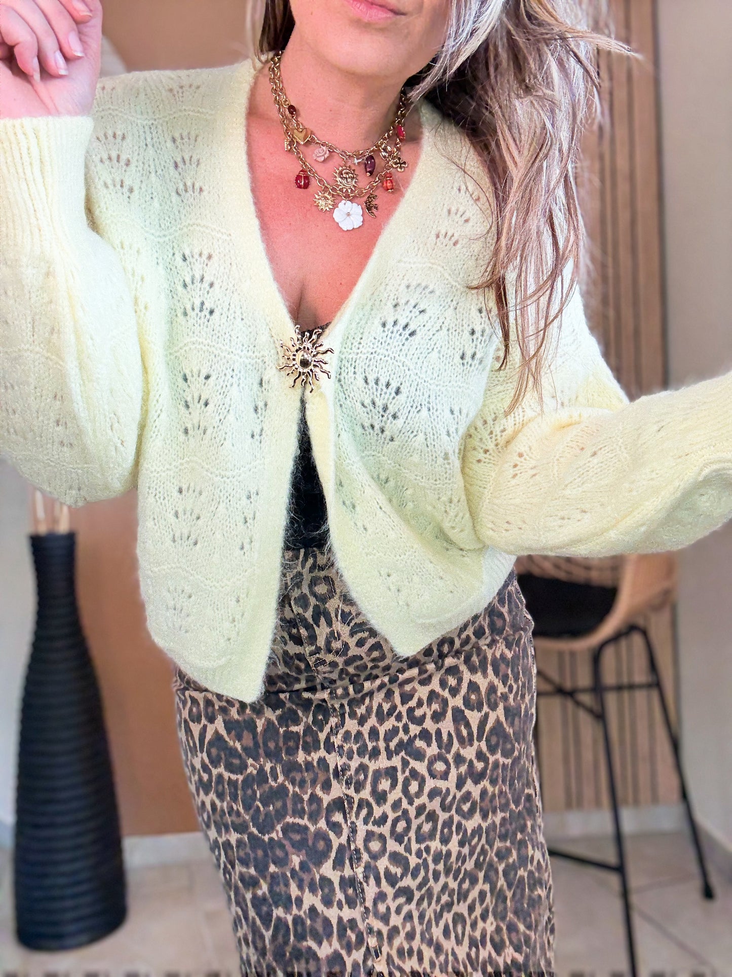 Gilet Mohair Sunny