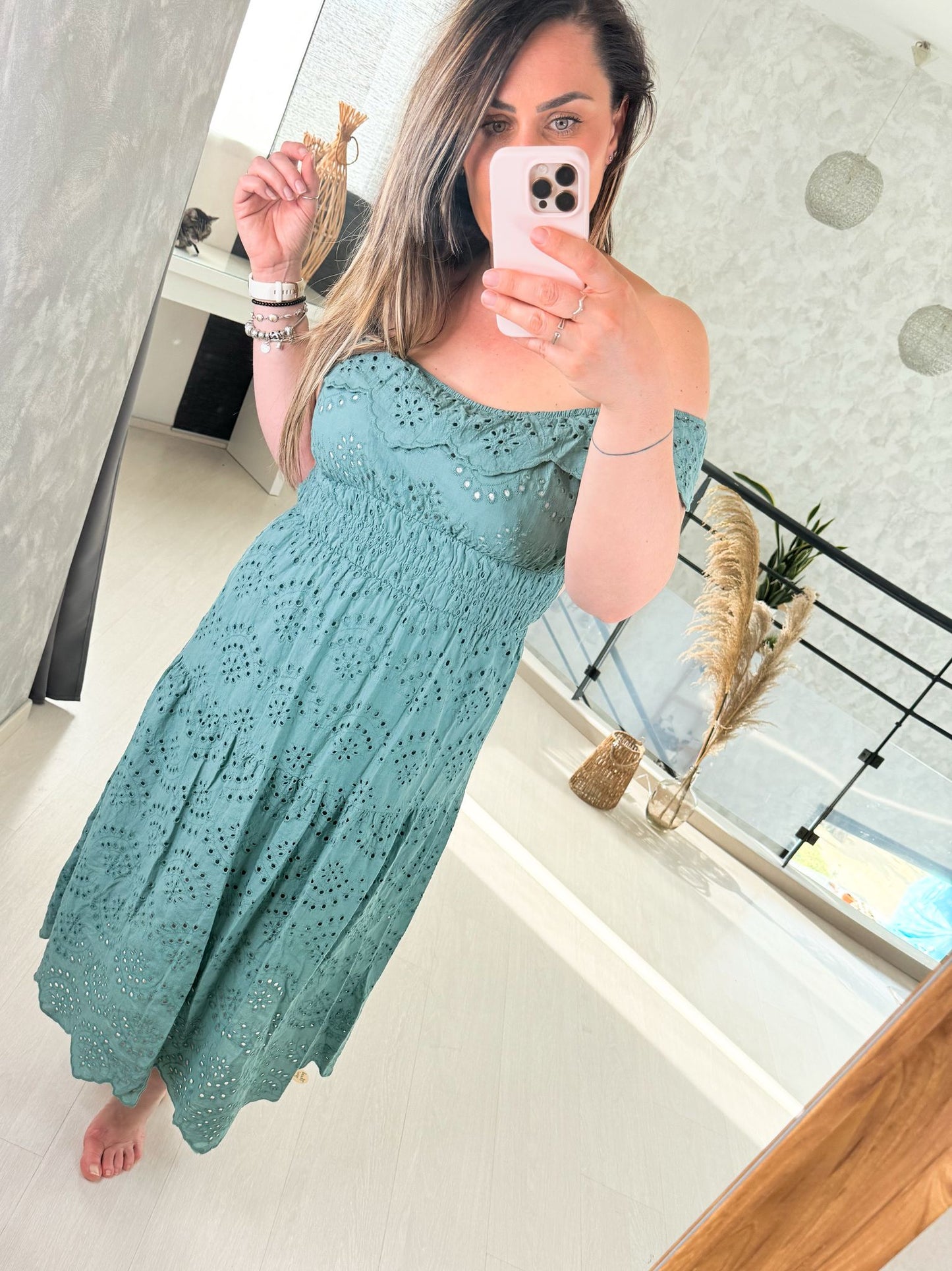 Robe Celadon Ava