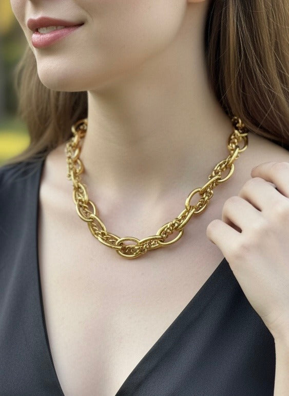 Collier Golden twist
