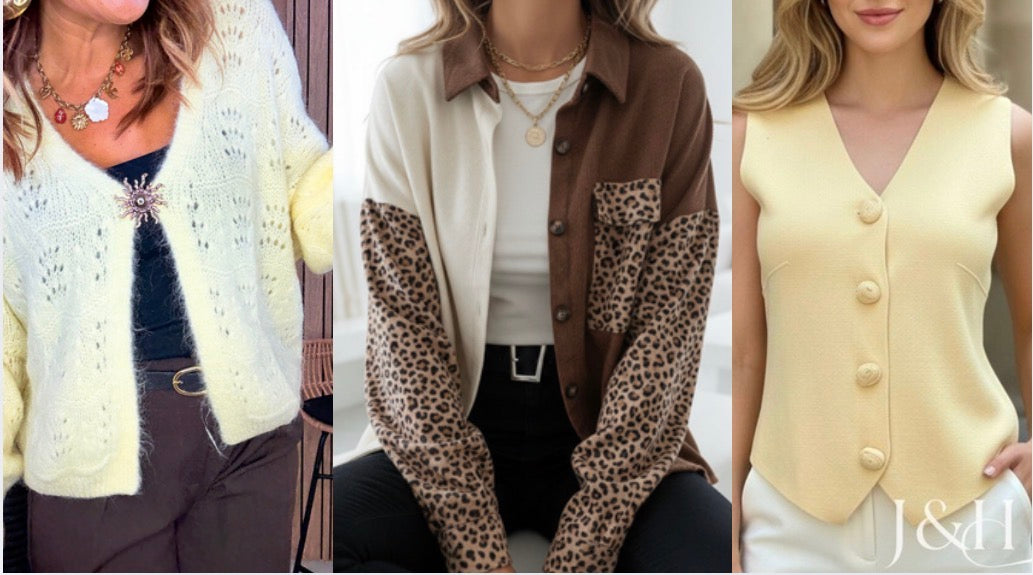 Chemises 🤍 Gilets 🤍 Cardigans