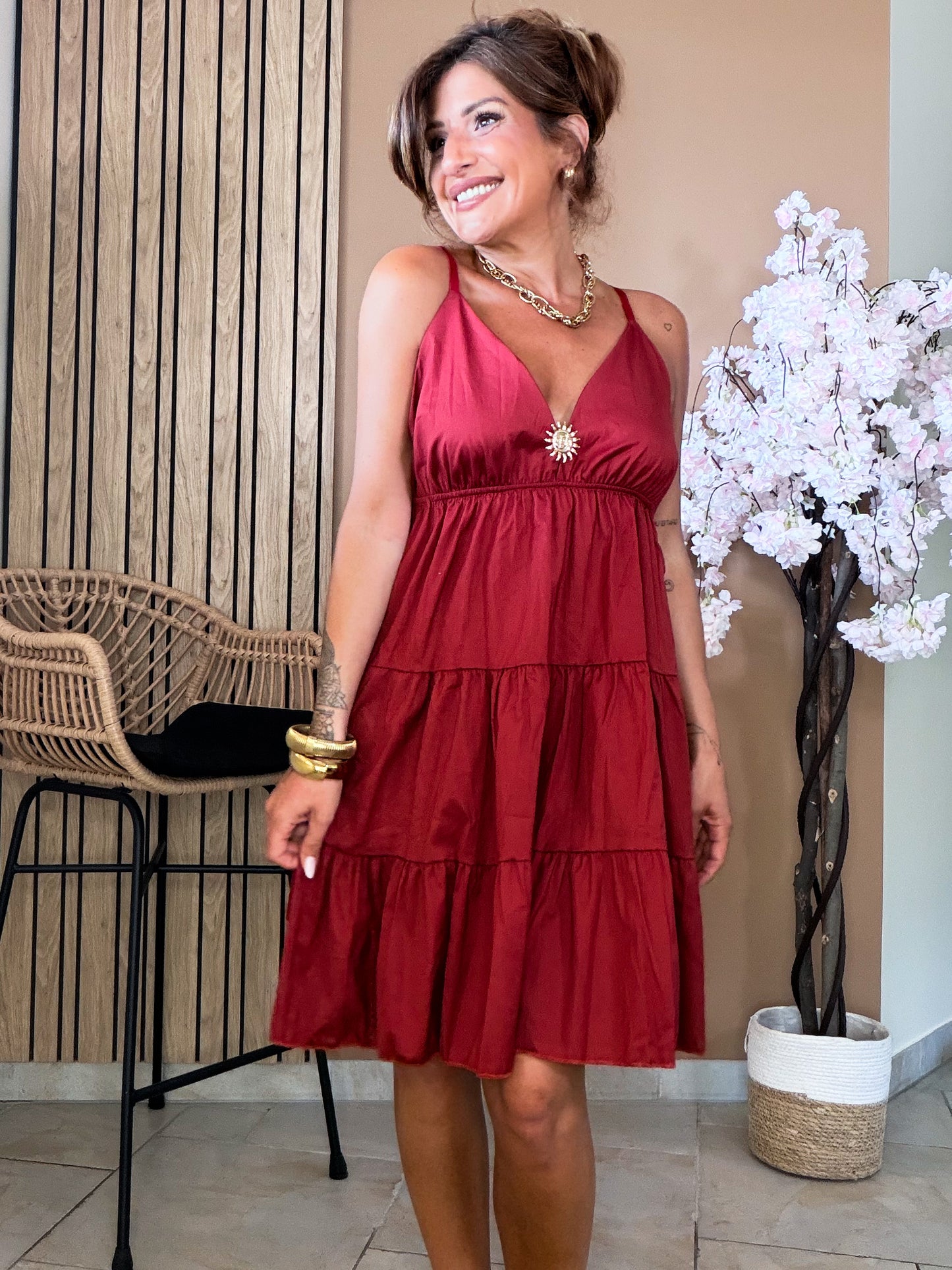 Robe Solaria Terracotta courte
