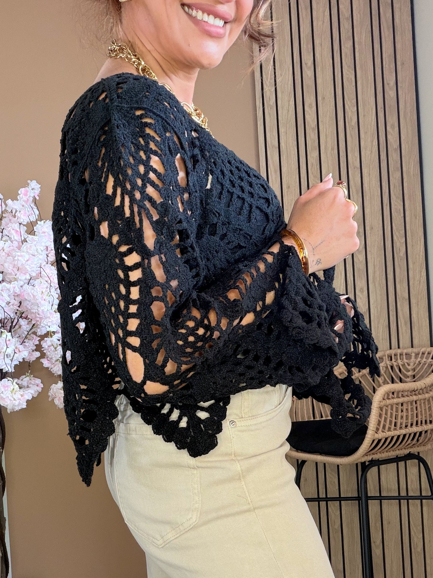 Top crochet Boho Glam