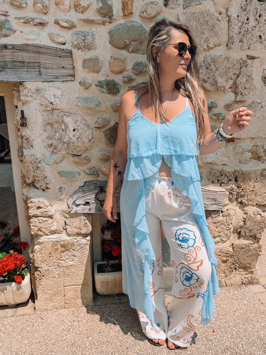 Top bleu Luna