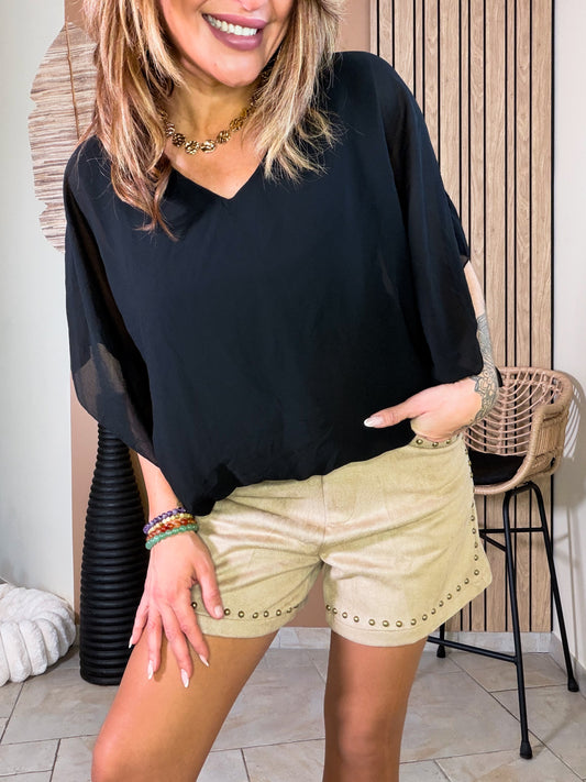 Top / Blouse Emma Noir