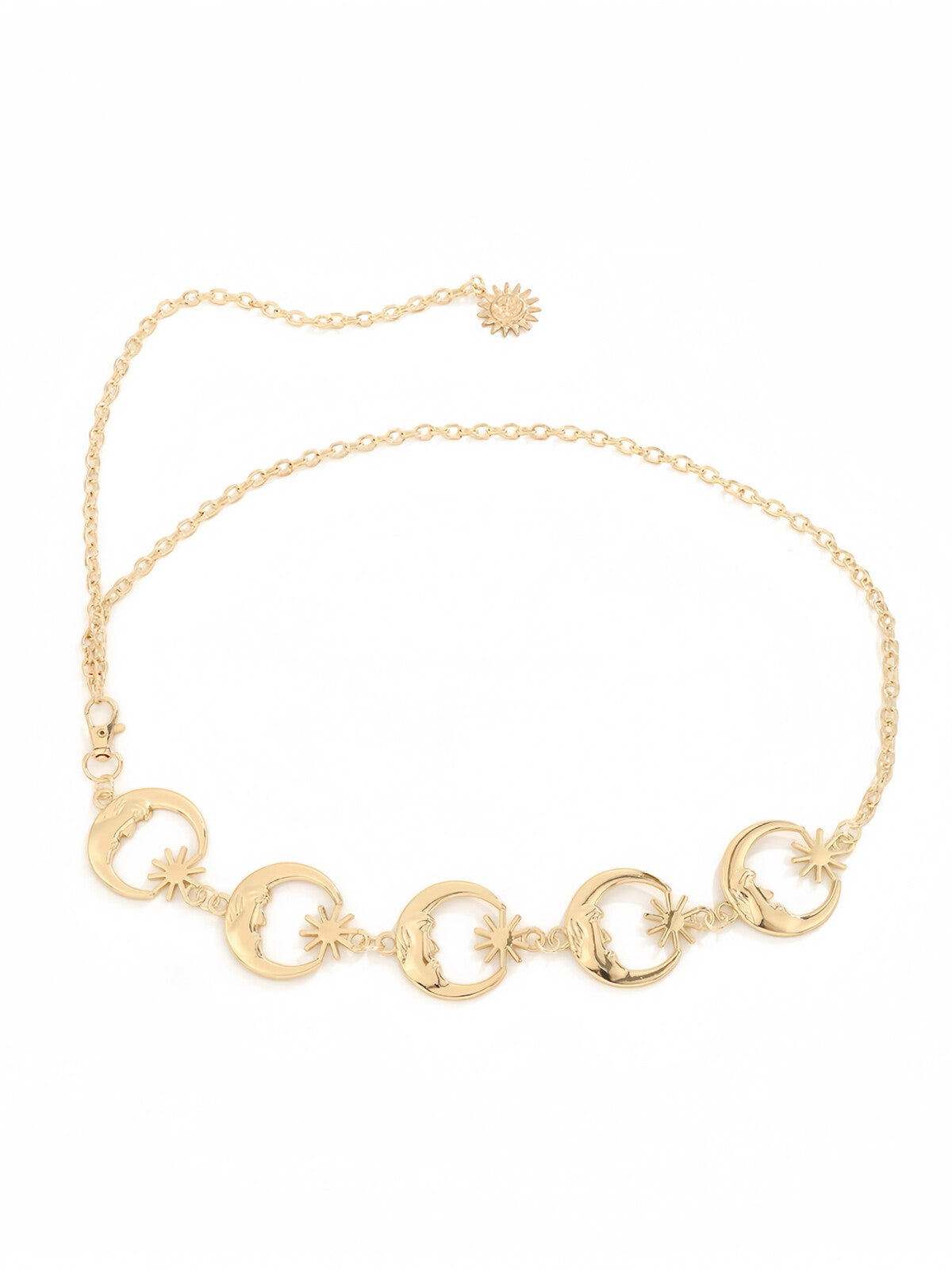 Ceinture chaîne de taille lune