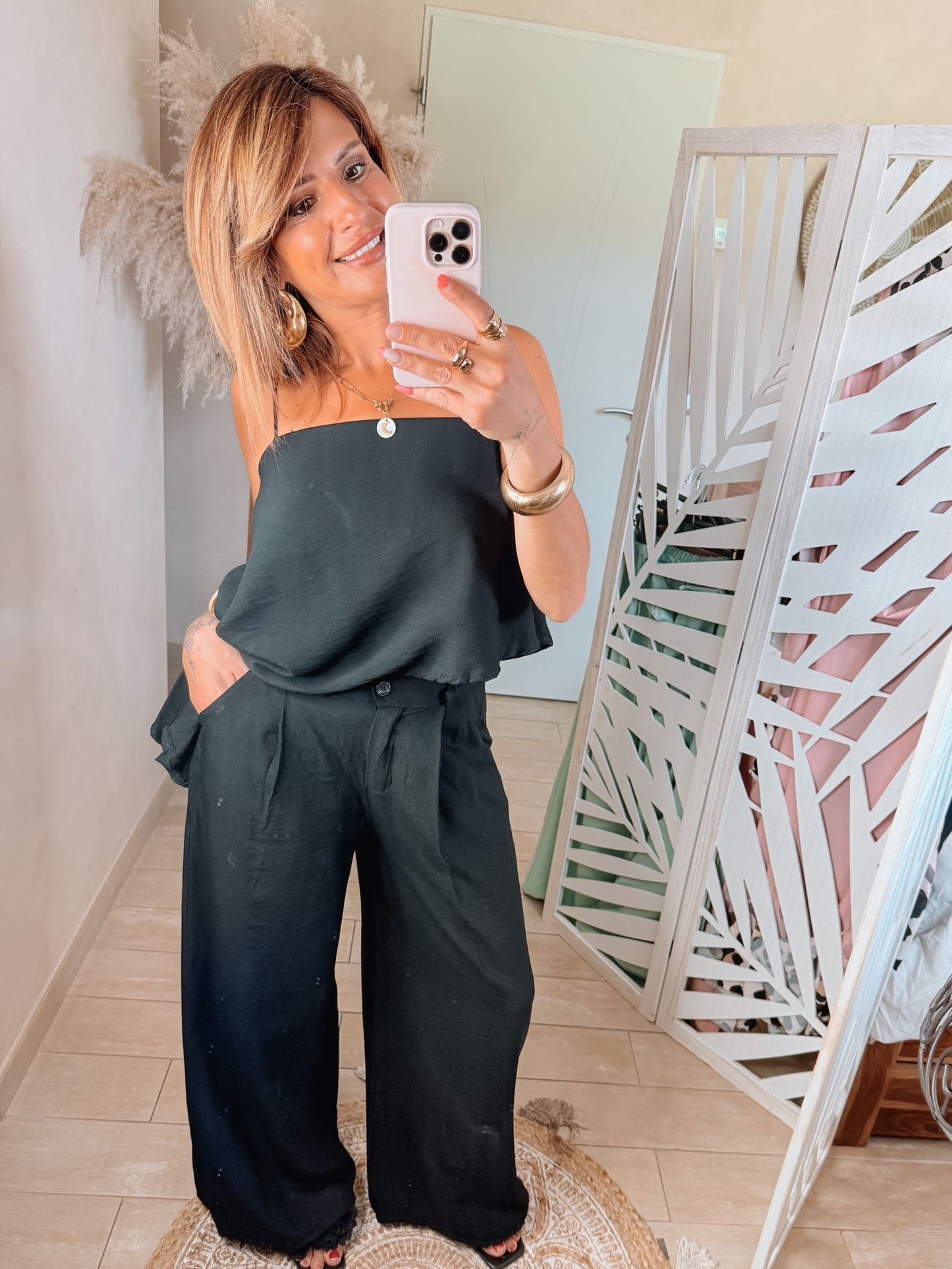Top Mirella Noir