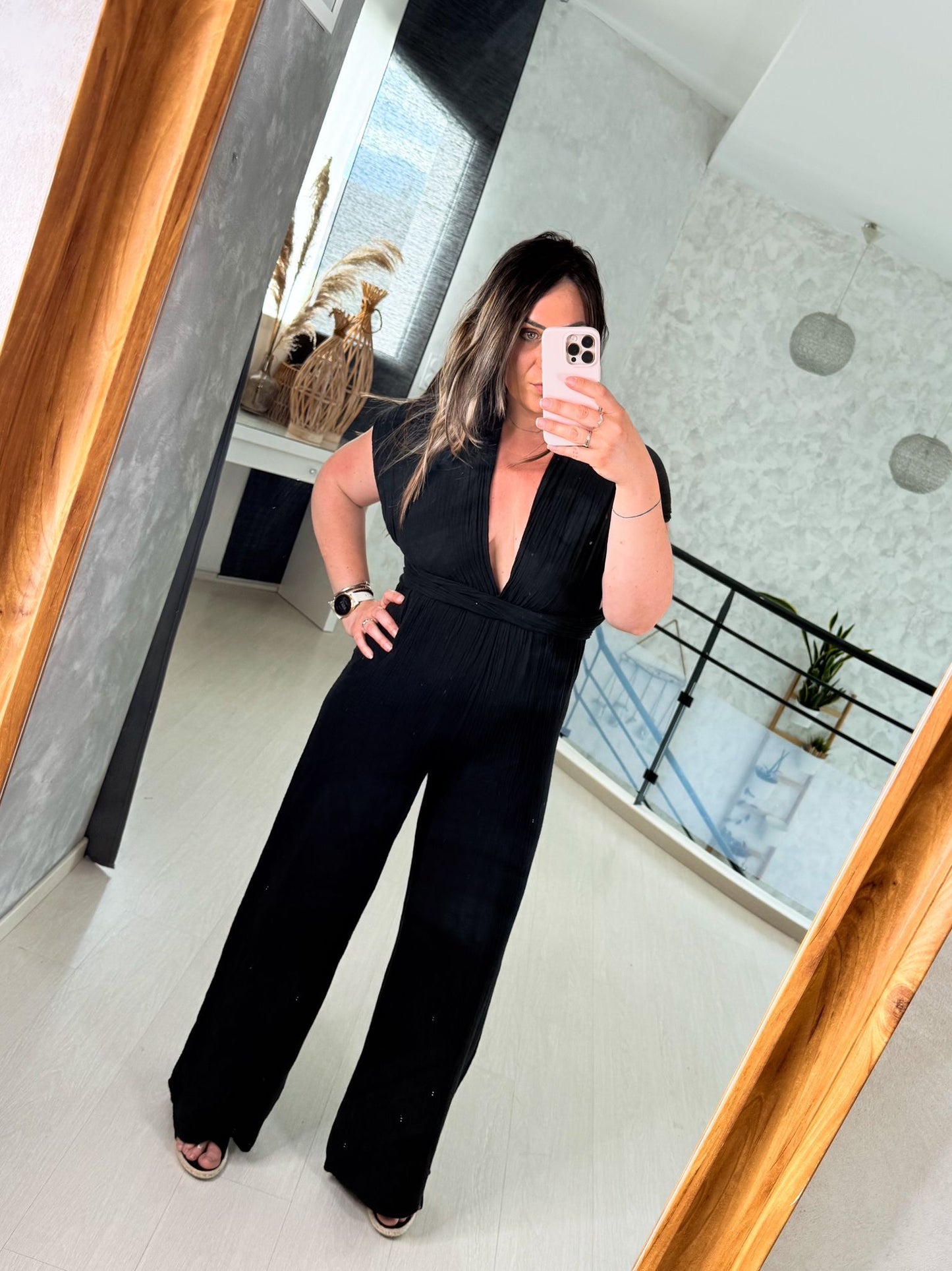 Combi Pantalon Gaze de coton  Léna