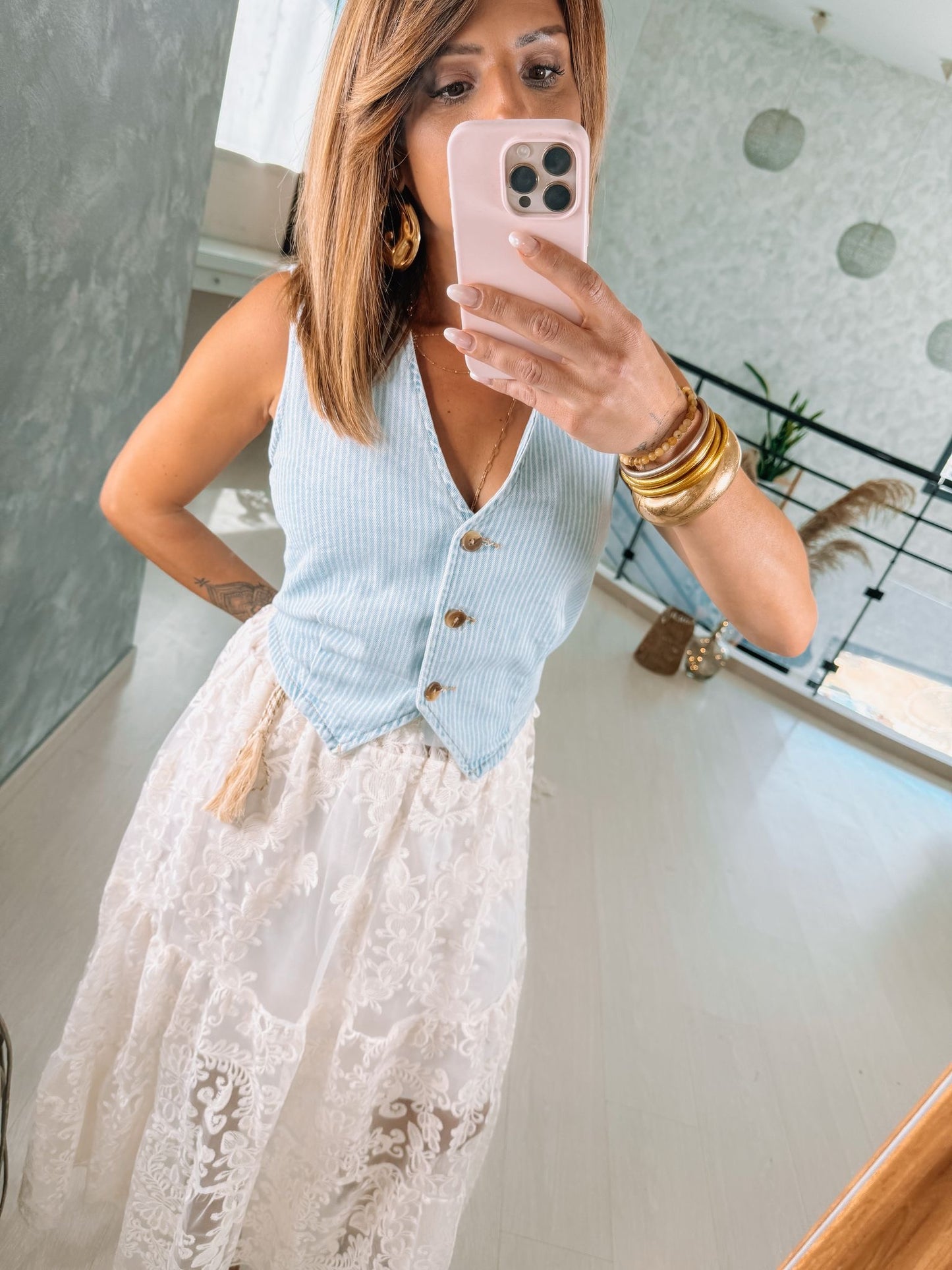 Gilet en Jean Sophie