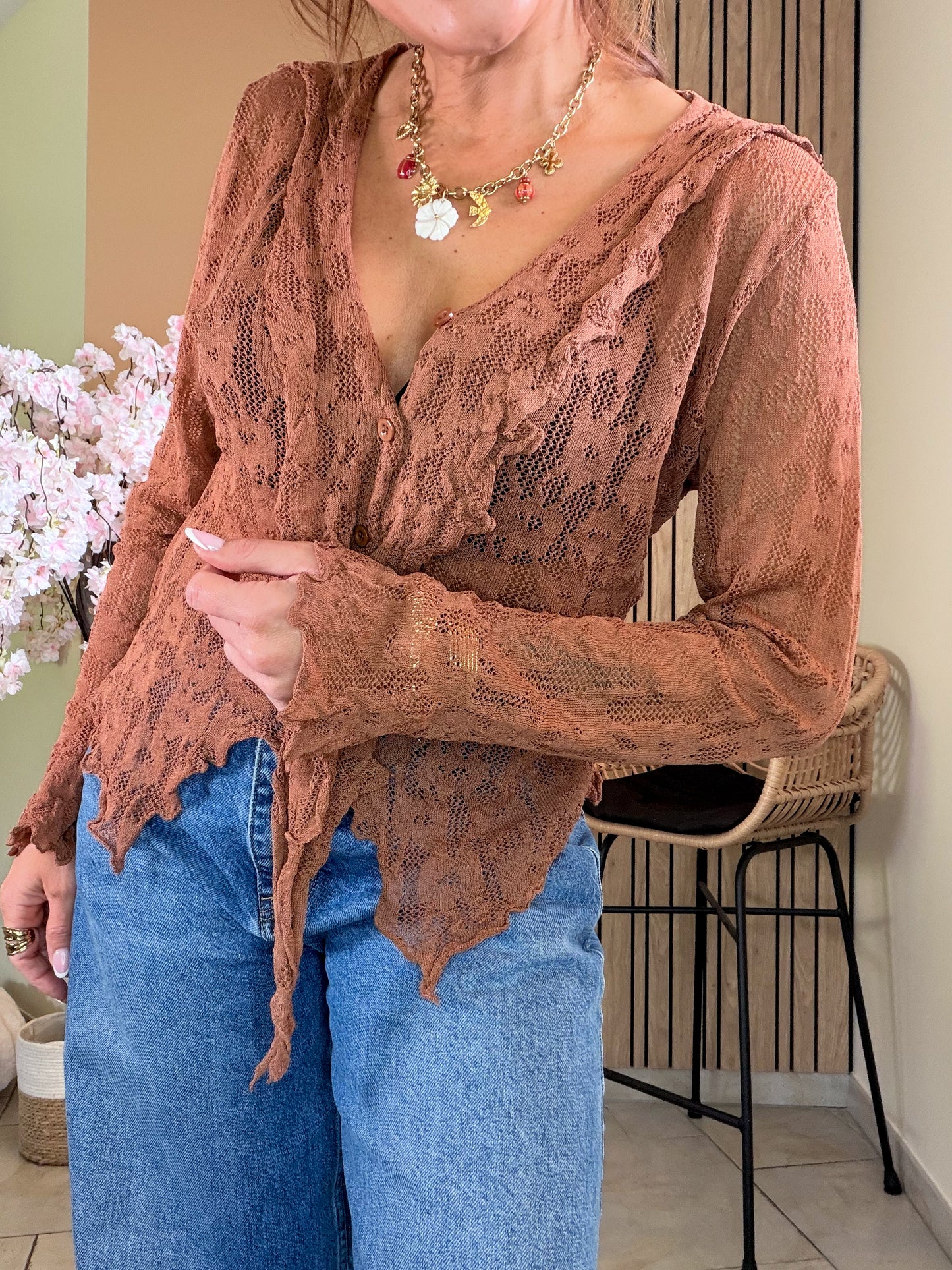 Top Cardigan Romance