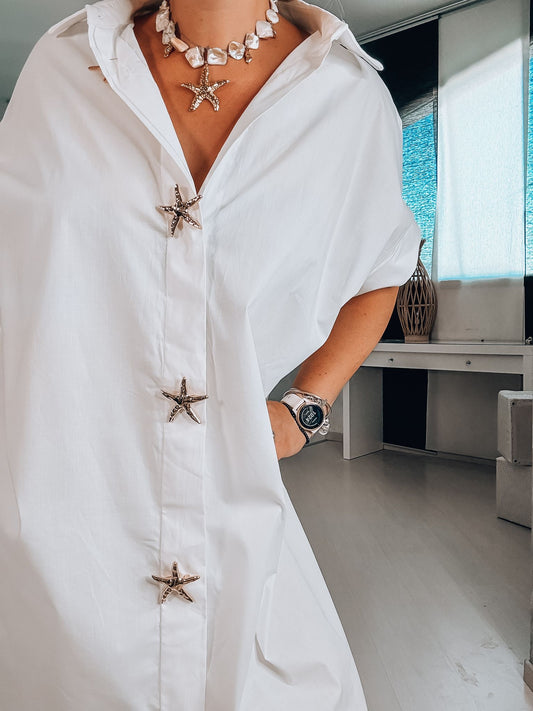 Robe chemise étoile