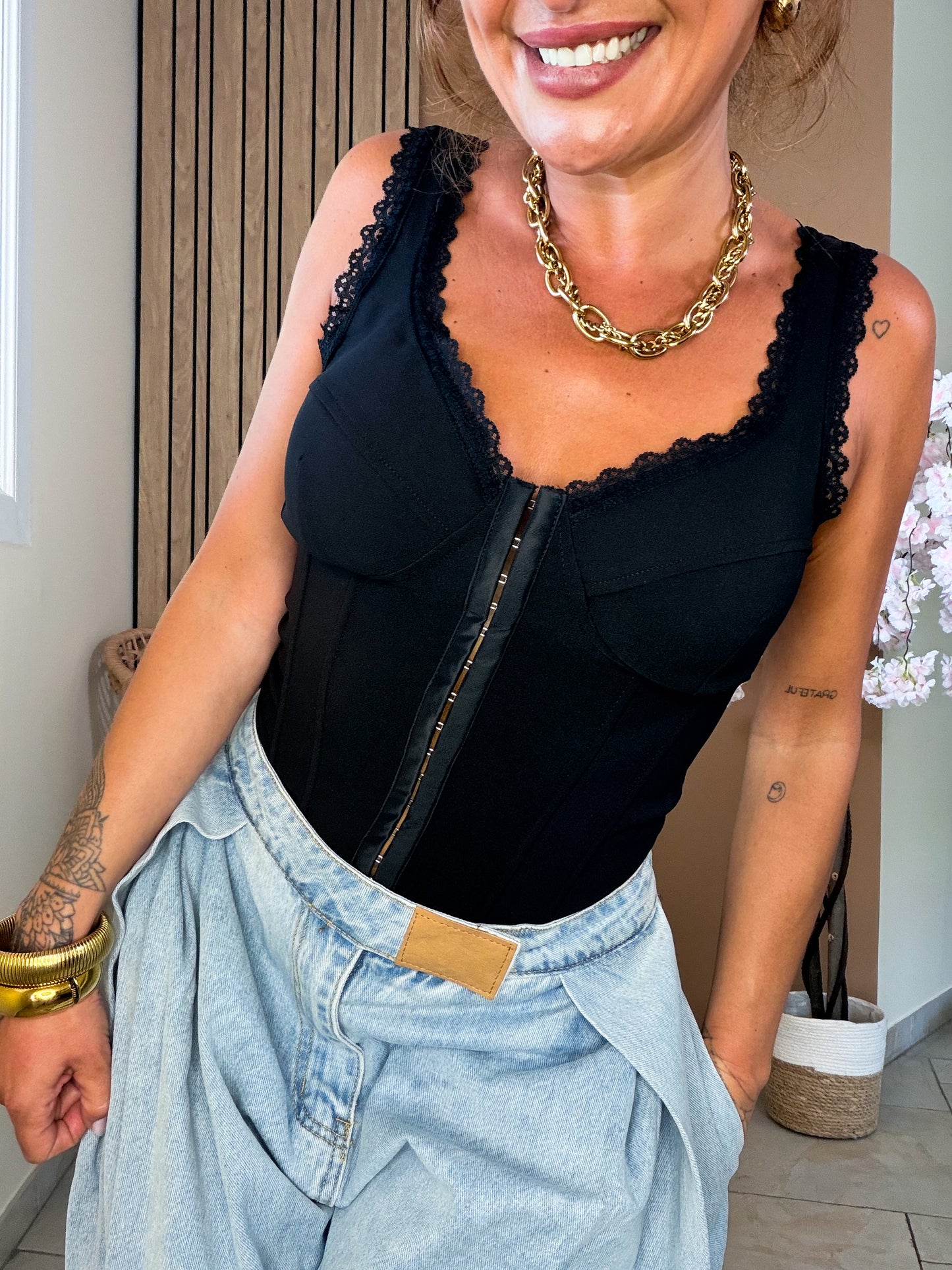 Top Corset Sculpt Noir