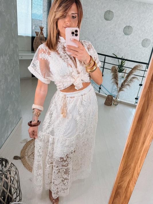 Chemise brodée Sophie