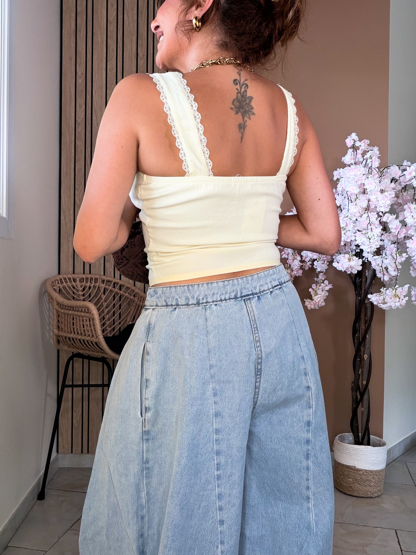Top Corset Sculpt jaune