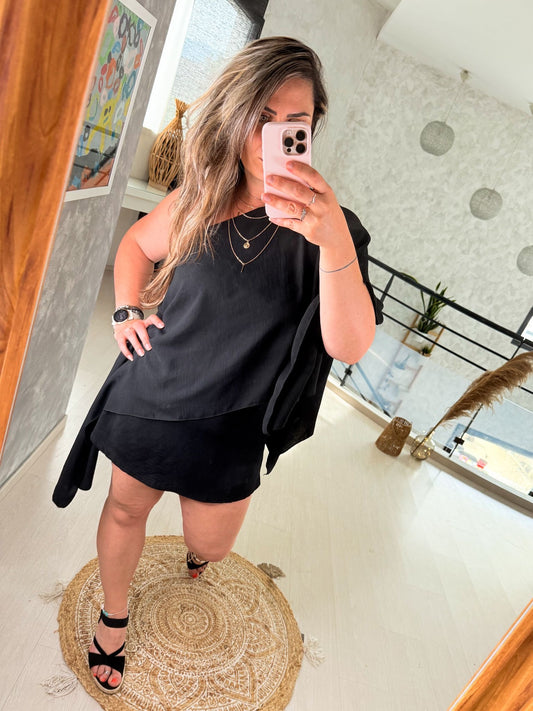 Jupe short Sunny noir