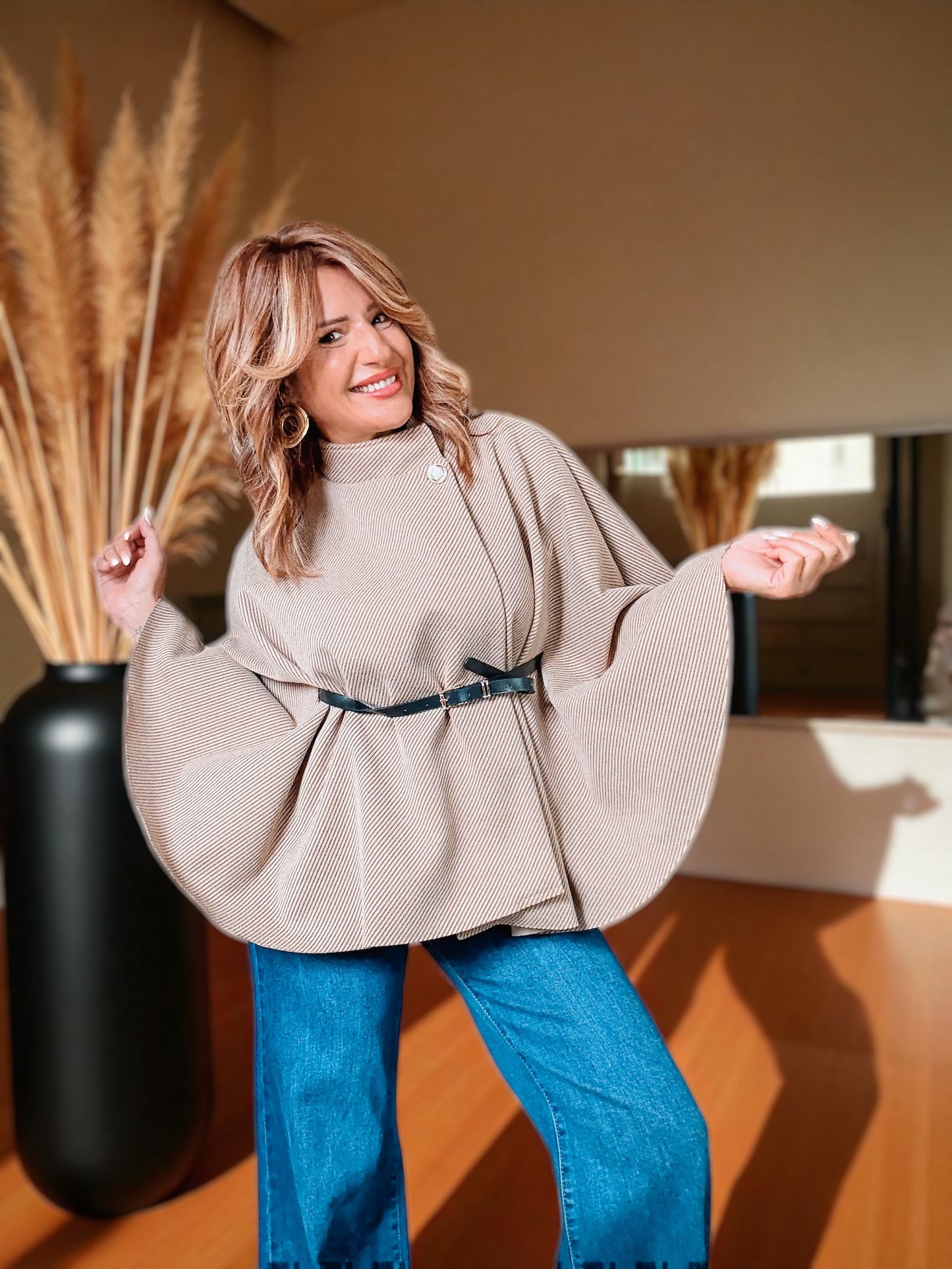 Poncho Bronze Manhattan