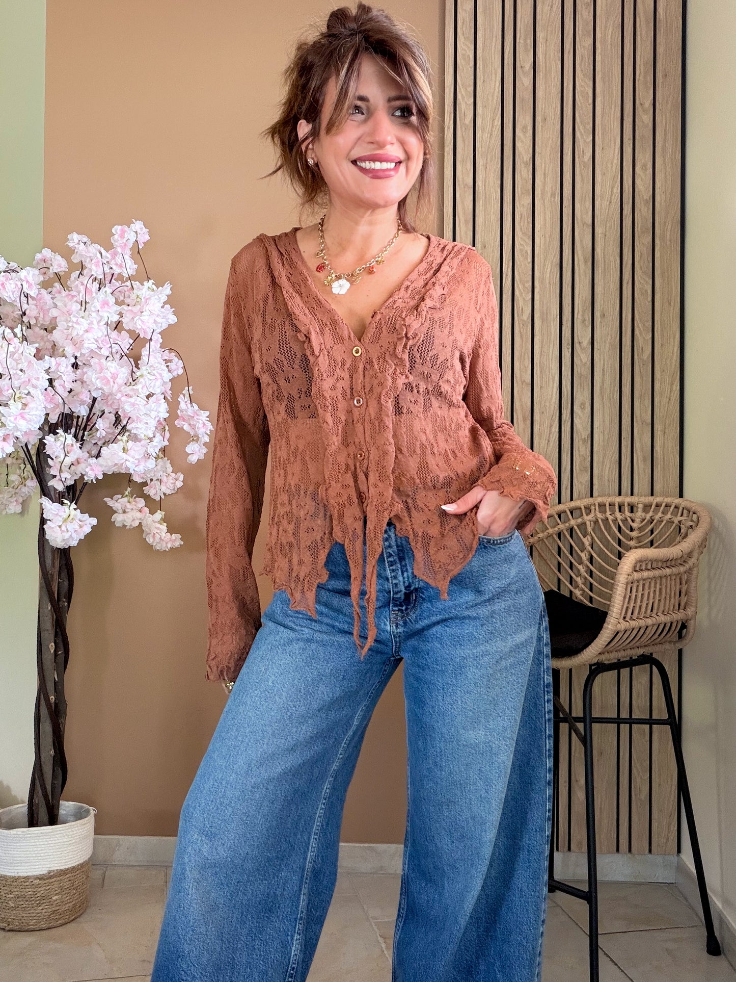 Top Cardigan Romance