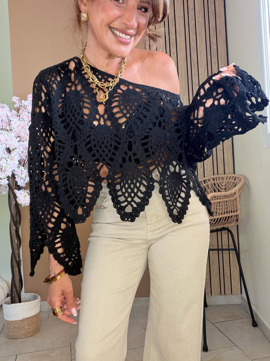 Top crochet Boho Glam