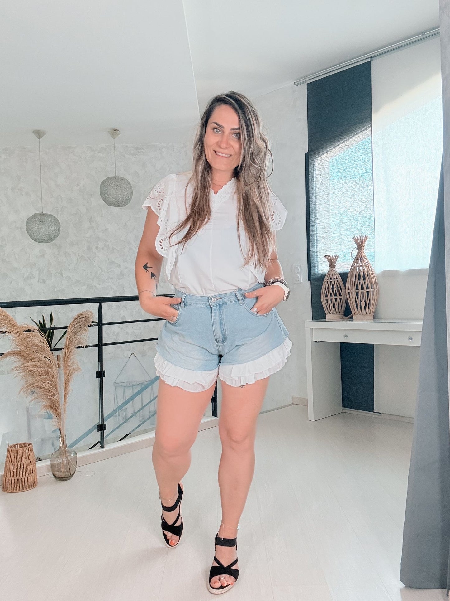 Short en jean Marie