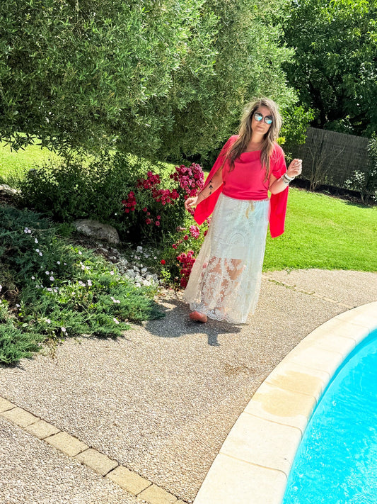 Top Sunny corail