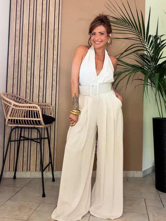 Combinaison Palazzo Beige
