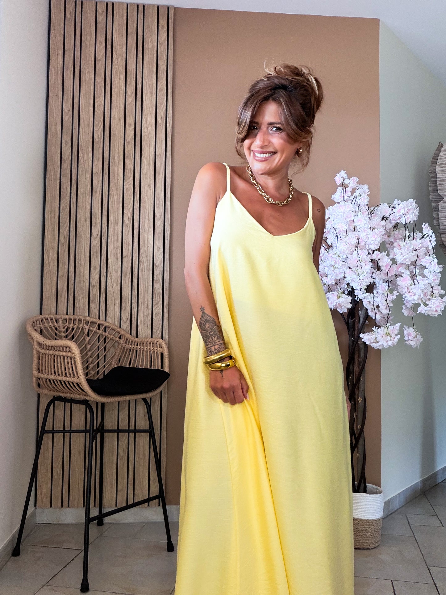 Robe Perla Jaune