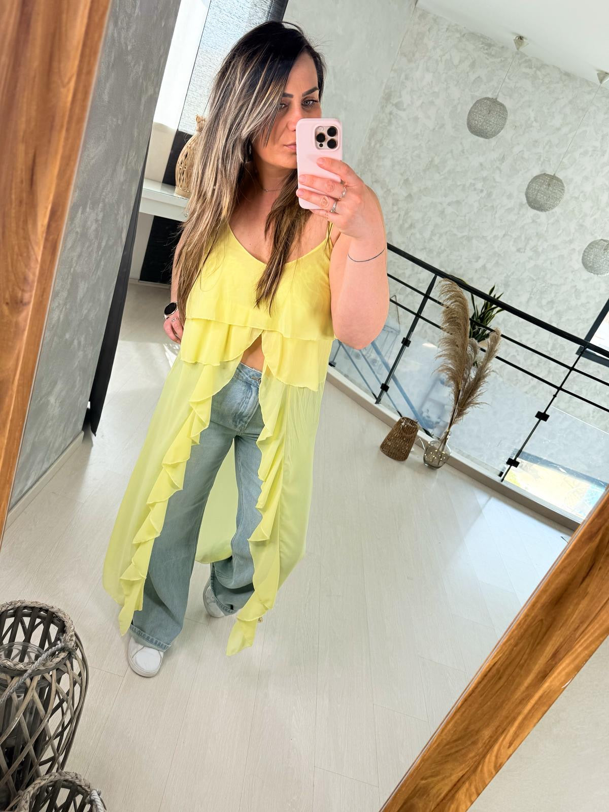 Top Jaune Luna