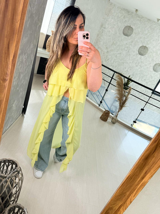 Top Jaune Luna