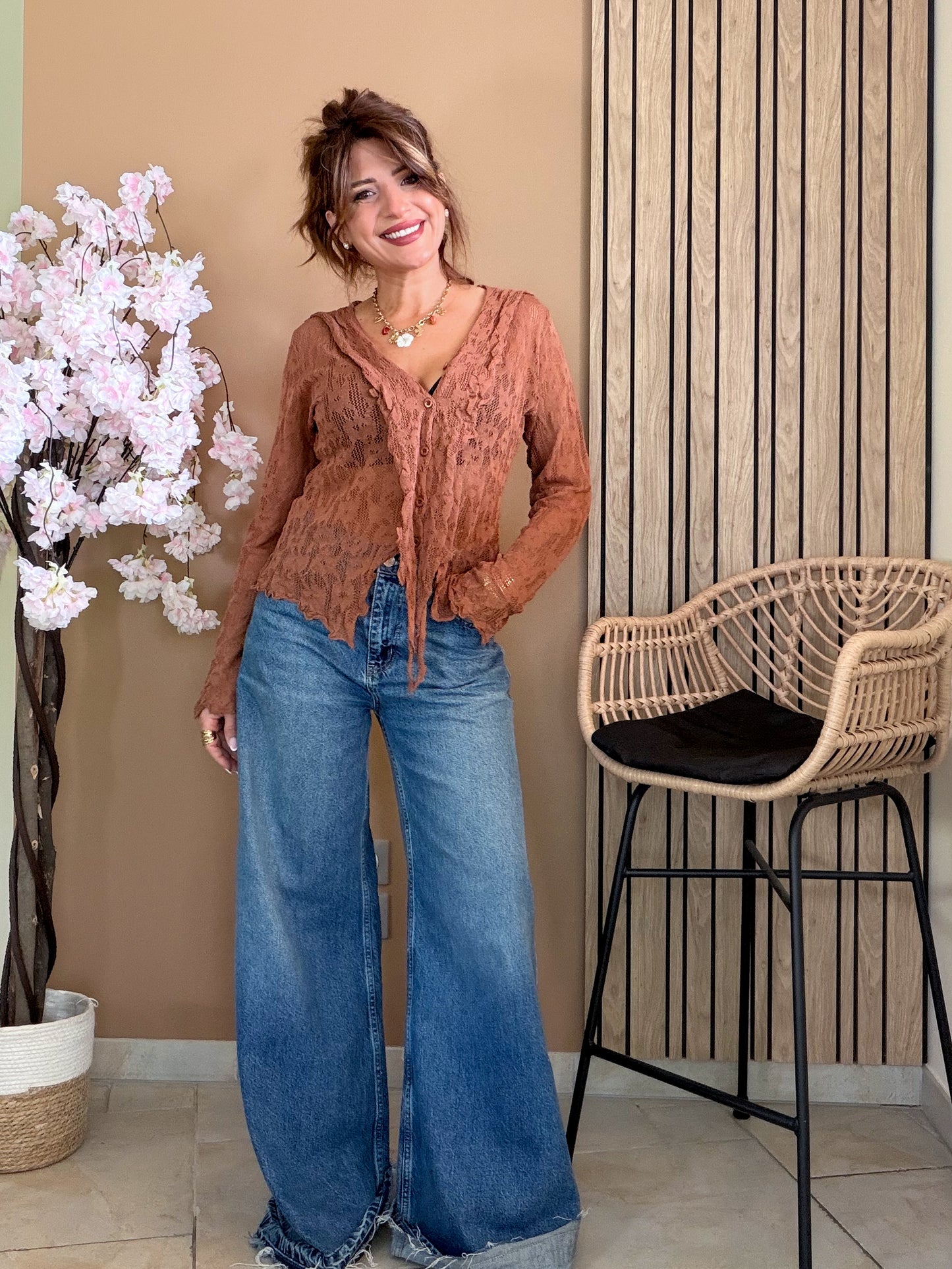 Top Cardigan Romance