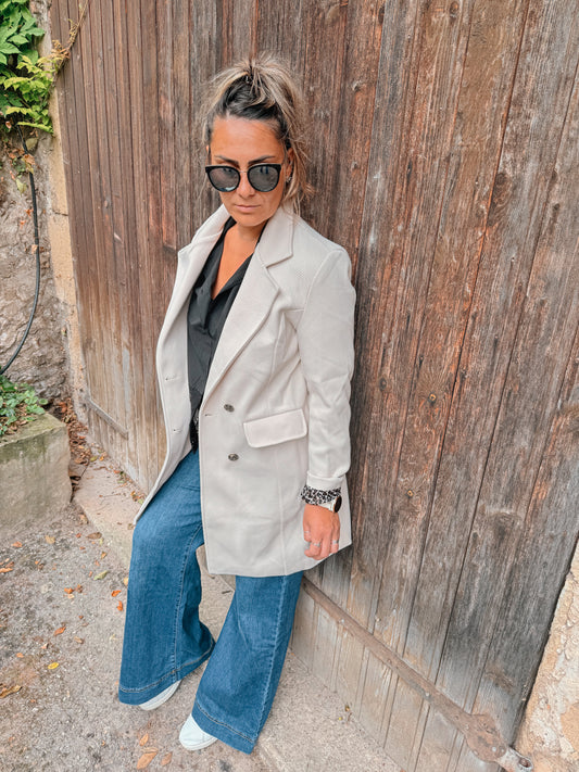 Manteau / Veste beige leopard