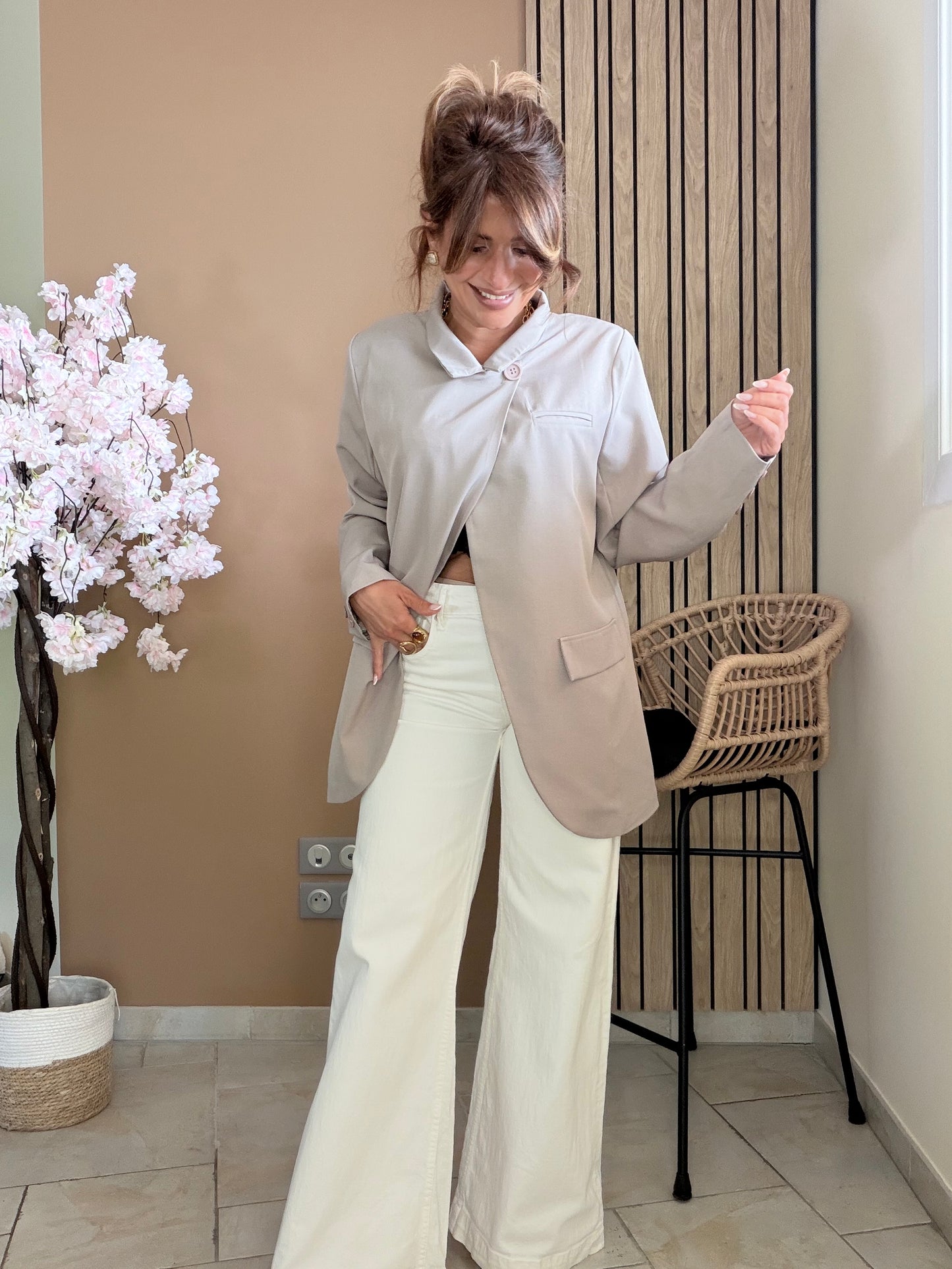 Blazer signature Flow champagne