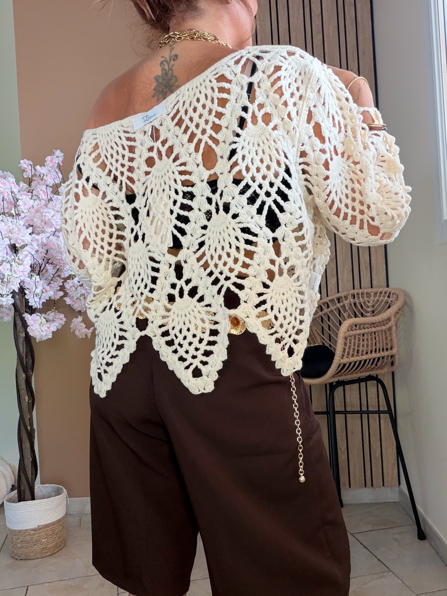 Top crochet Boho Glam