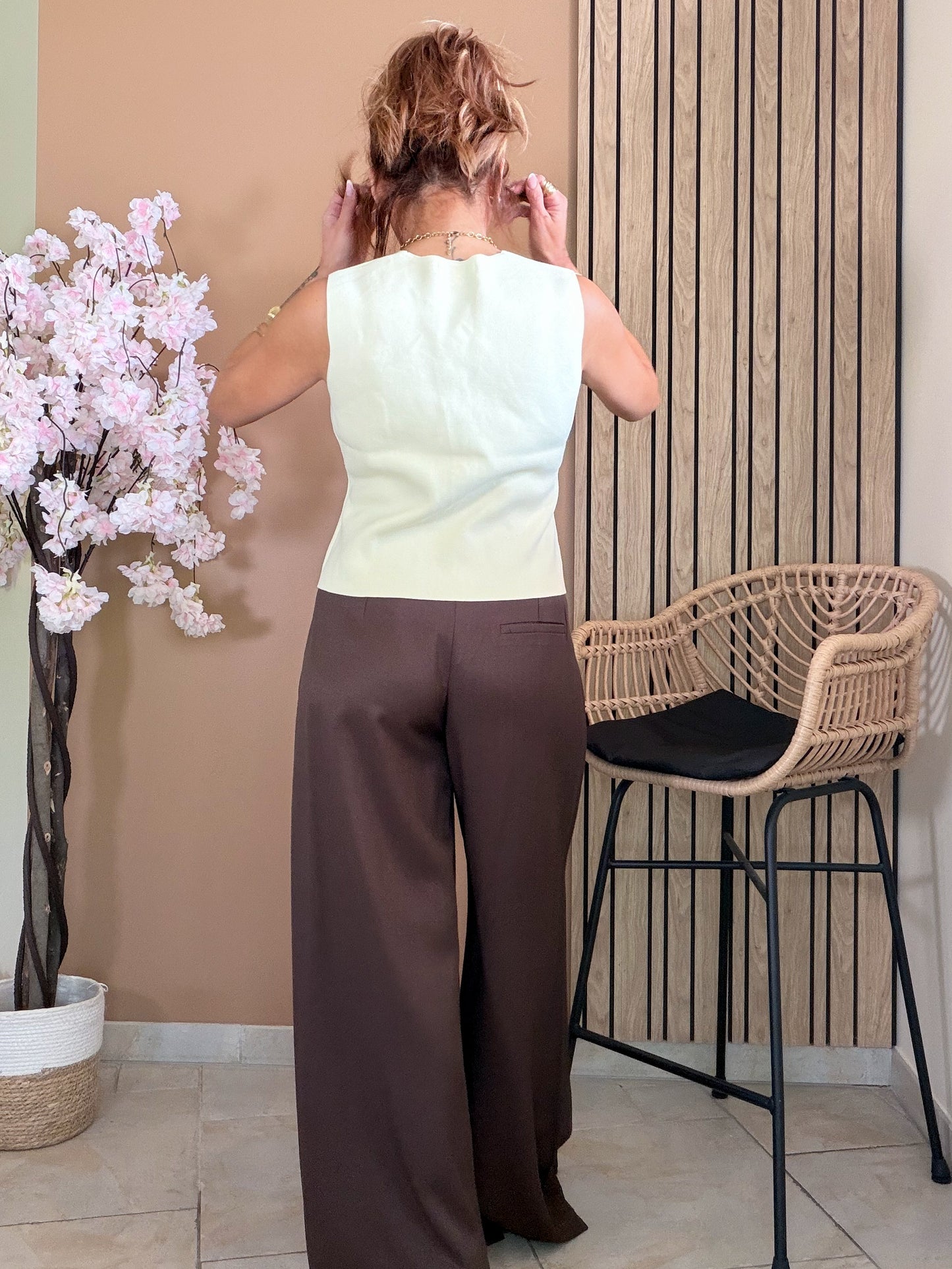 Gilet Bloom Couture Jaune