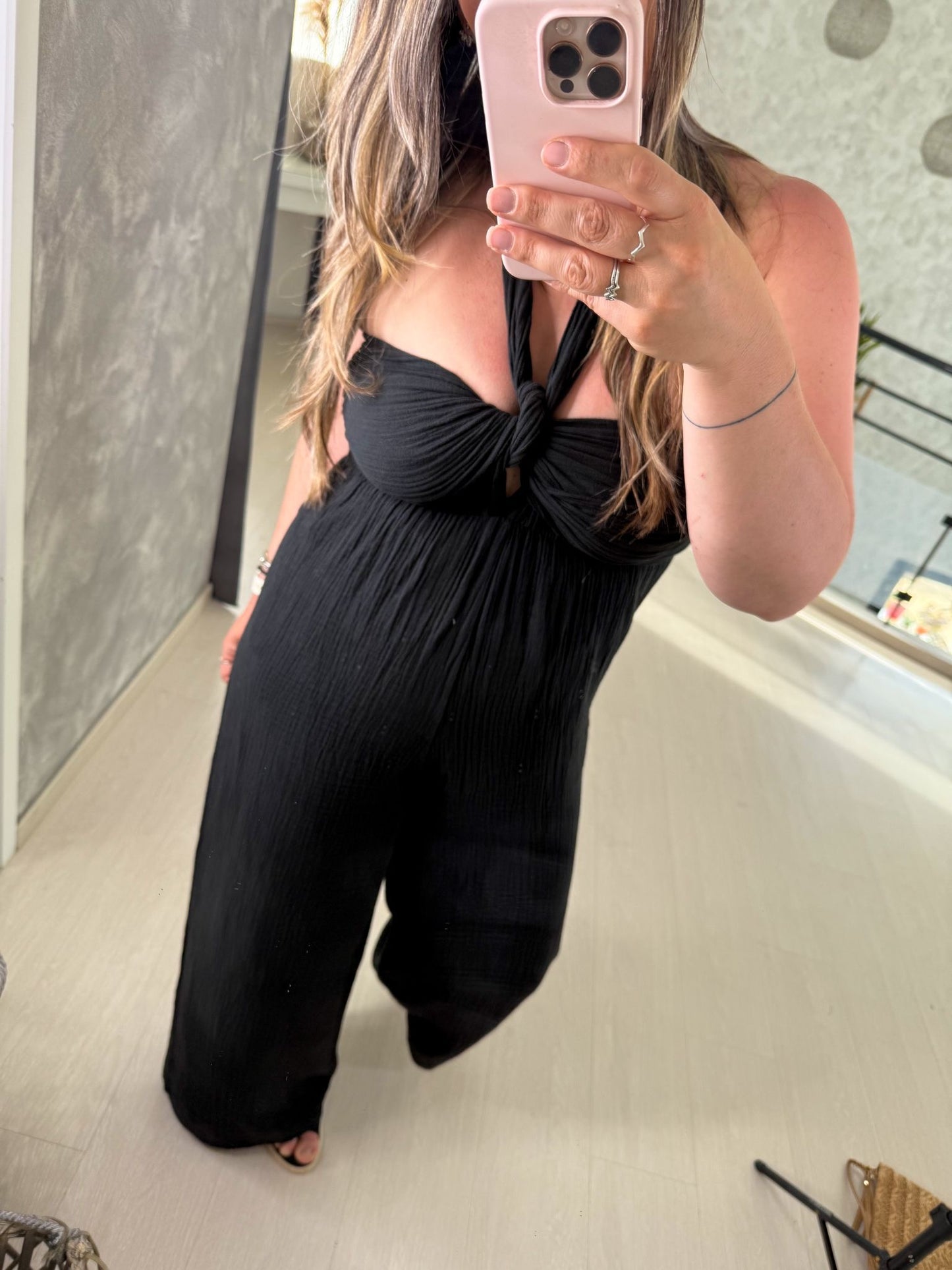 Combi Pantalon Gaze de coton  Léna
