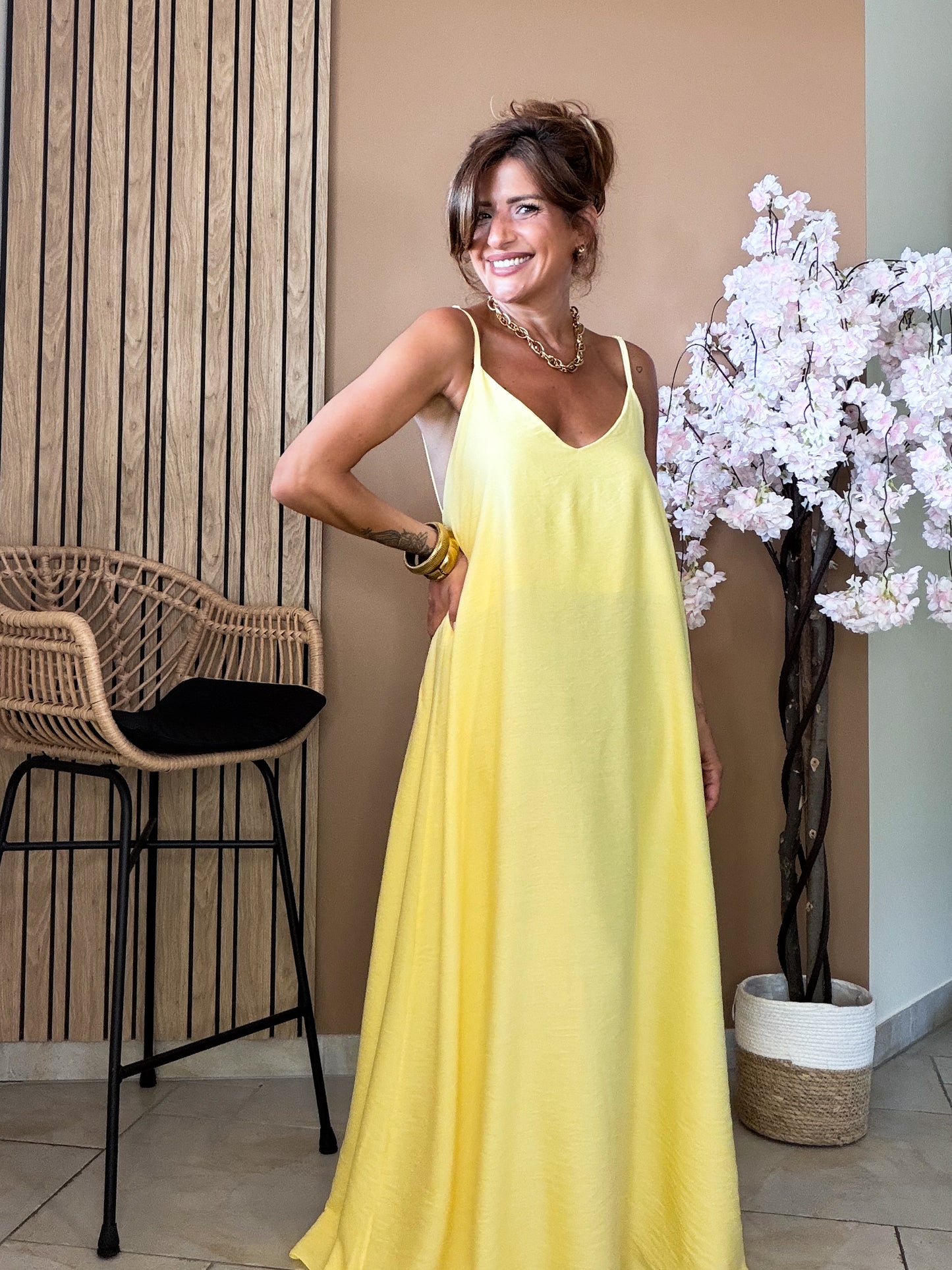 Robe Perla Jaune