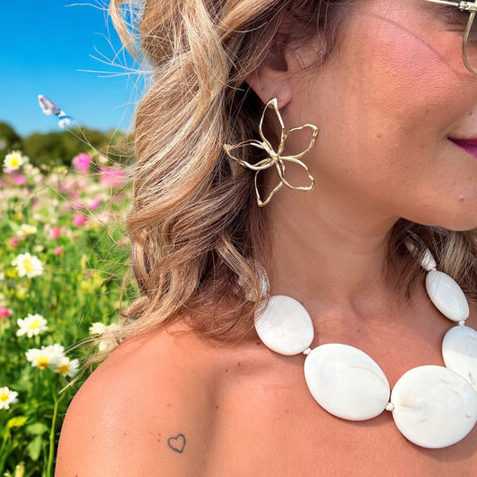 Boucles d’oreilles fleurs